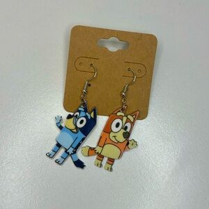 Bluey Earrings, Banditit and Chilli, Fashion Jewelry. This one is for you mom!